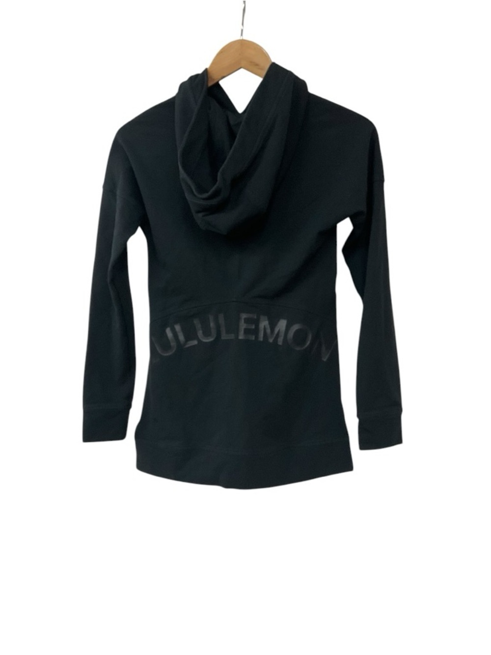 Lululemon A Cut Above Hoodie Longline  Black 2